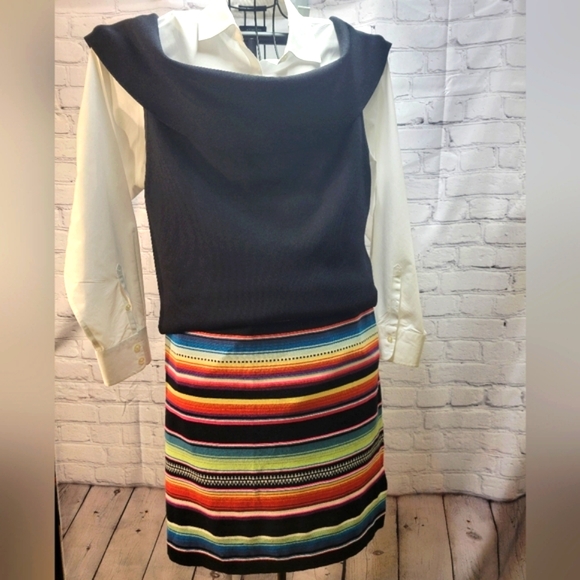 LAUREN Ralph Lauren Skirt & Off-the- Shoulders Top - Picture 2 of 10